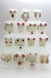 Подвесные серьги с золочением